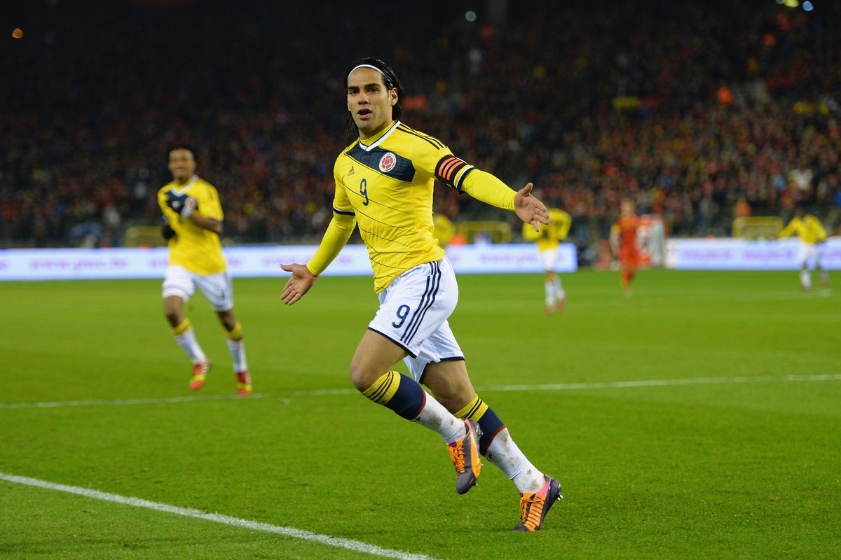 Falcao will hope to celebrate many goals for Manchester United