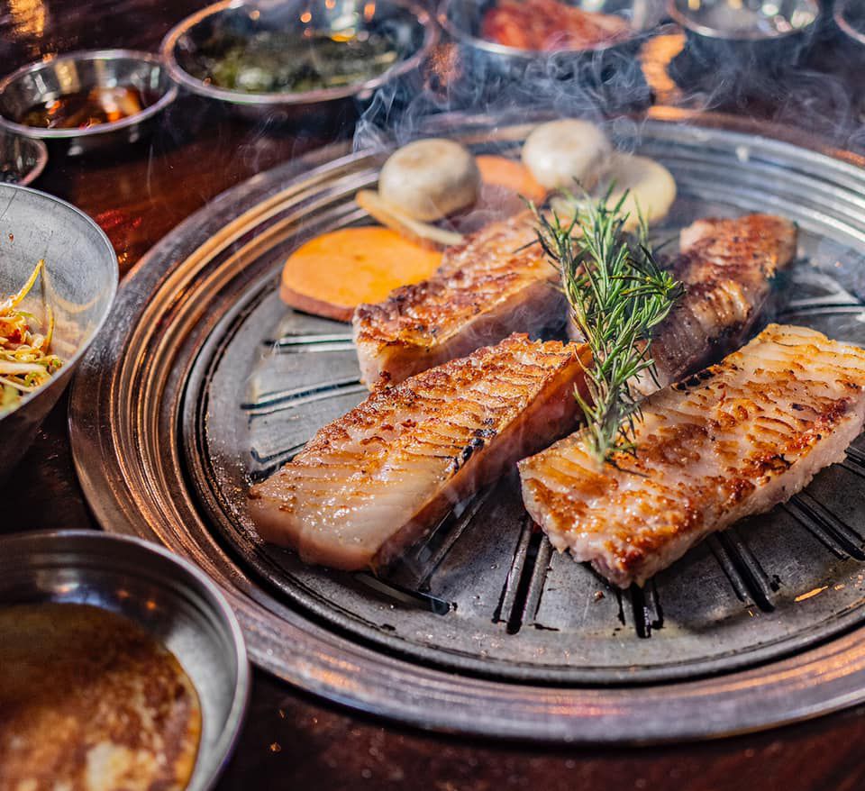 Iberico pork at Hobak Korean BBQ