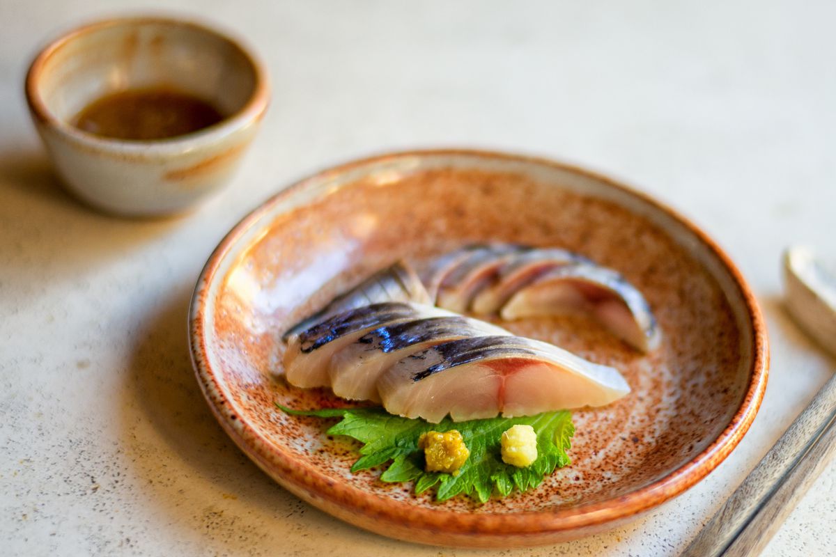 A fish plate from Okonomi