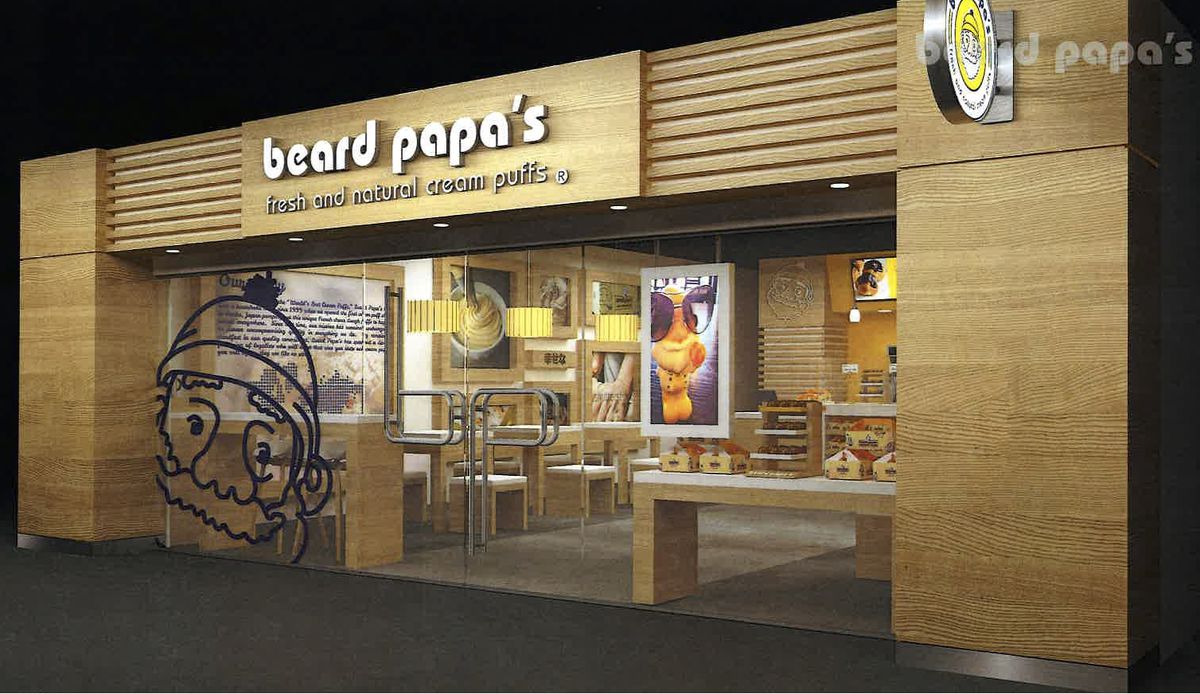 Beard Papa's rendering