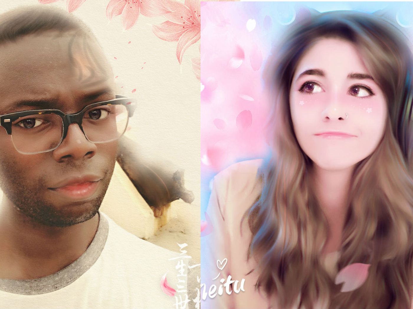 The Meitu App Will Turn Anyone Into A Beautiful Terrifying Anime Character The Verge Very simple and easy to use. beautiful terrifying anime character
