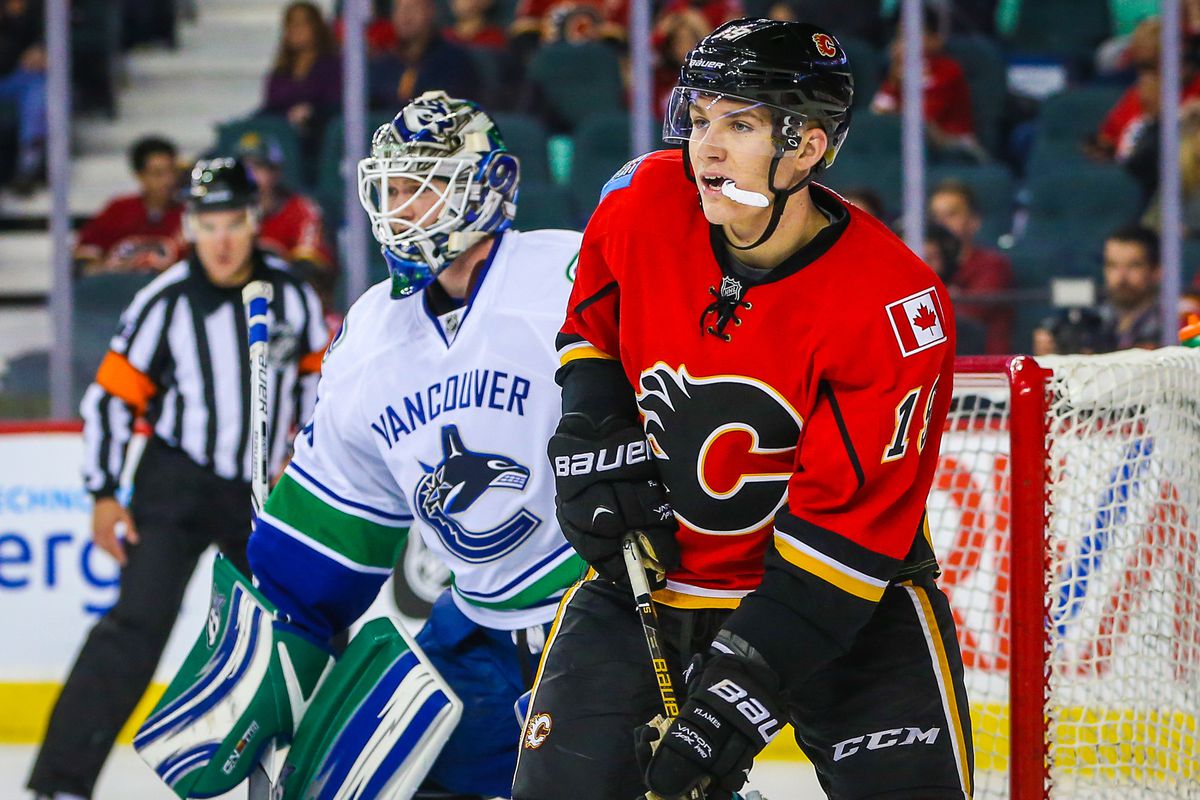NHL: Preseason-Vancouver Canucks at Calgary Flames