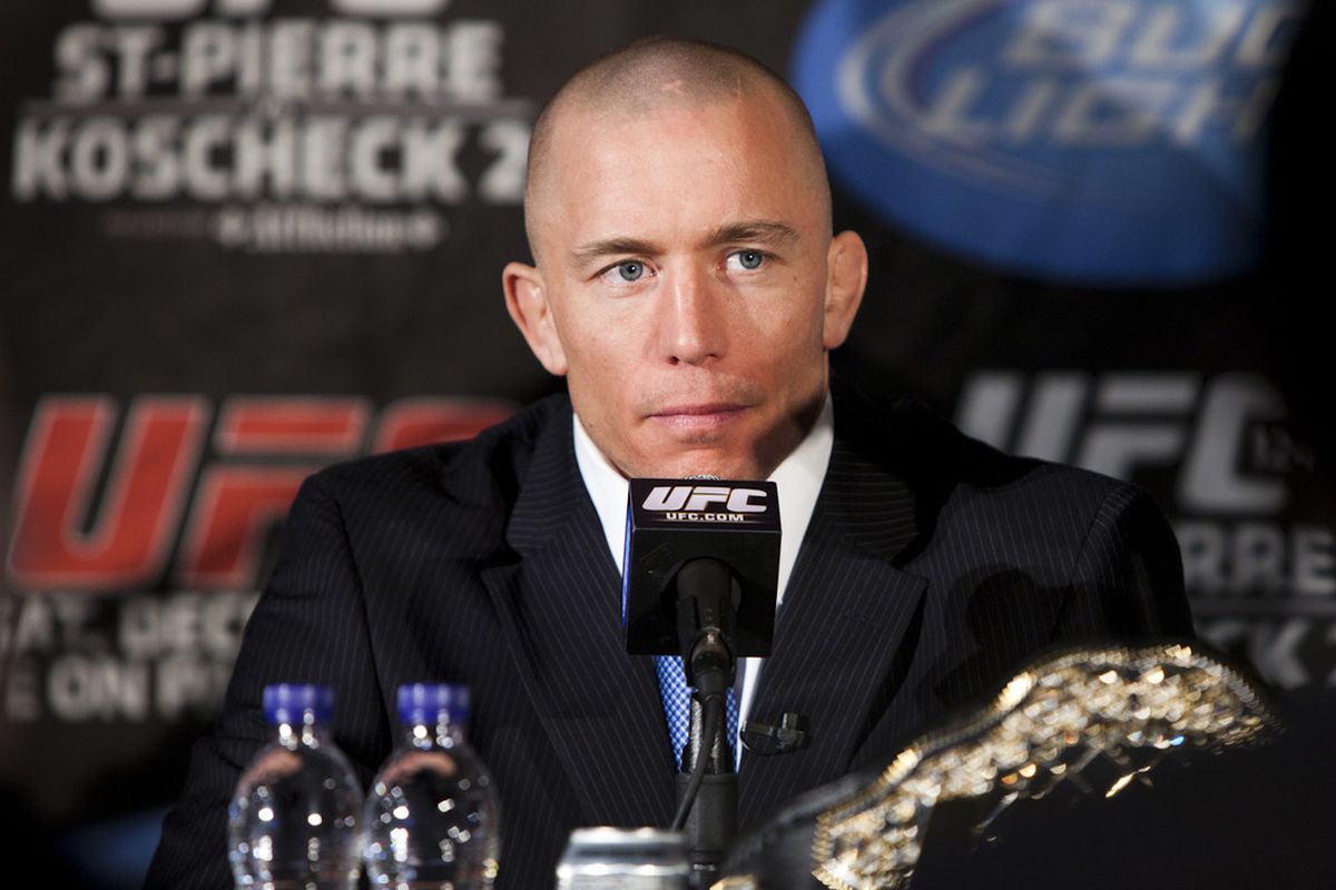 Georges St-Pierre explained the eye injury that has delayed his UFC return.