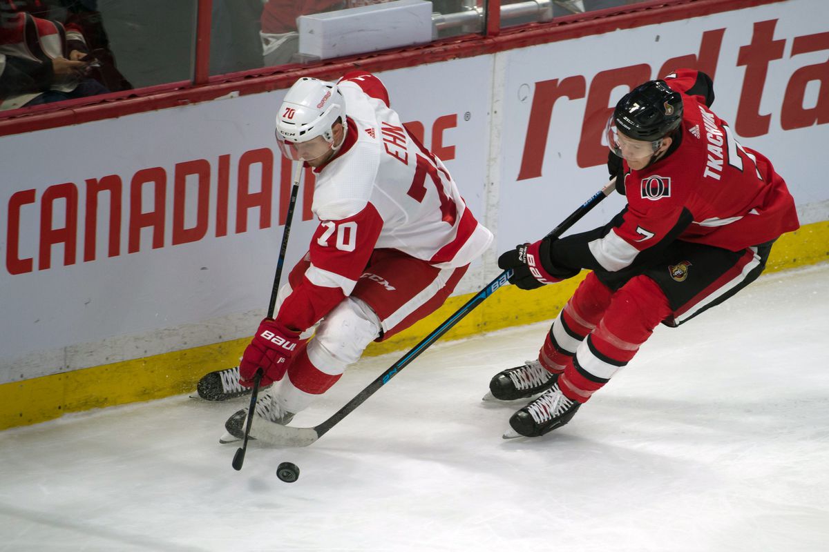 NHL: Detroit Red Wings at Ottawa Senators