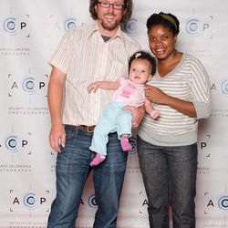 Photographer Michael David Murphy with wife Alyson and daughter Alexandra, Atlanta, Ga.