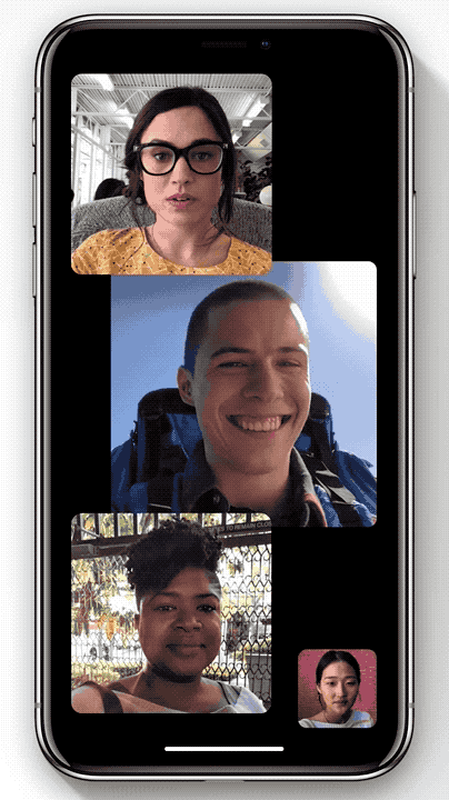 Group FaceTime in iOS 12