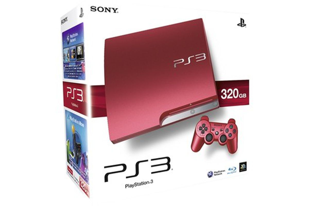 red playstation 3