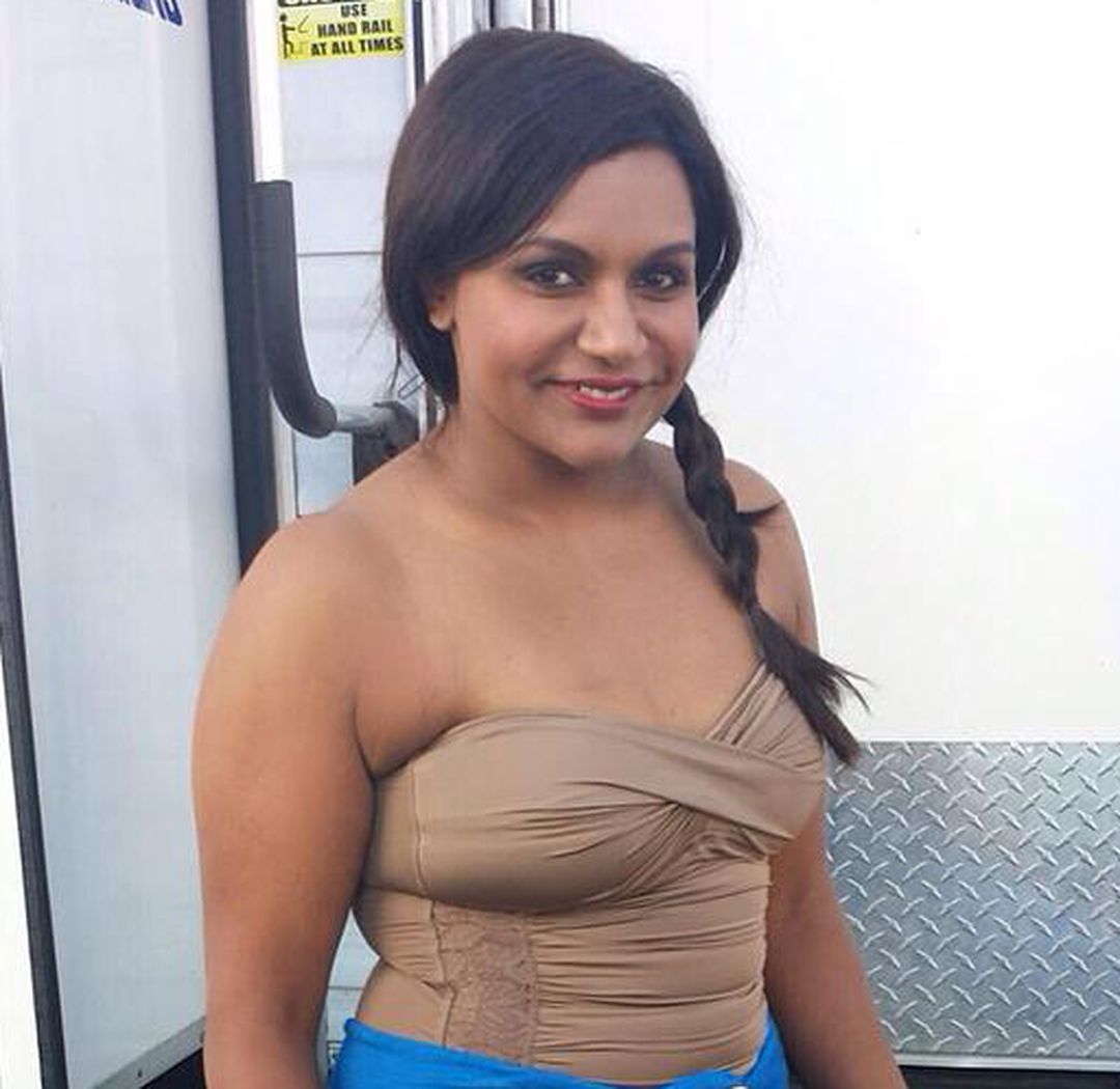This Is What Mindy Kaling Wears to Film Shower Scenes.