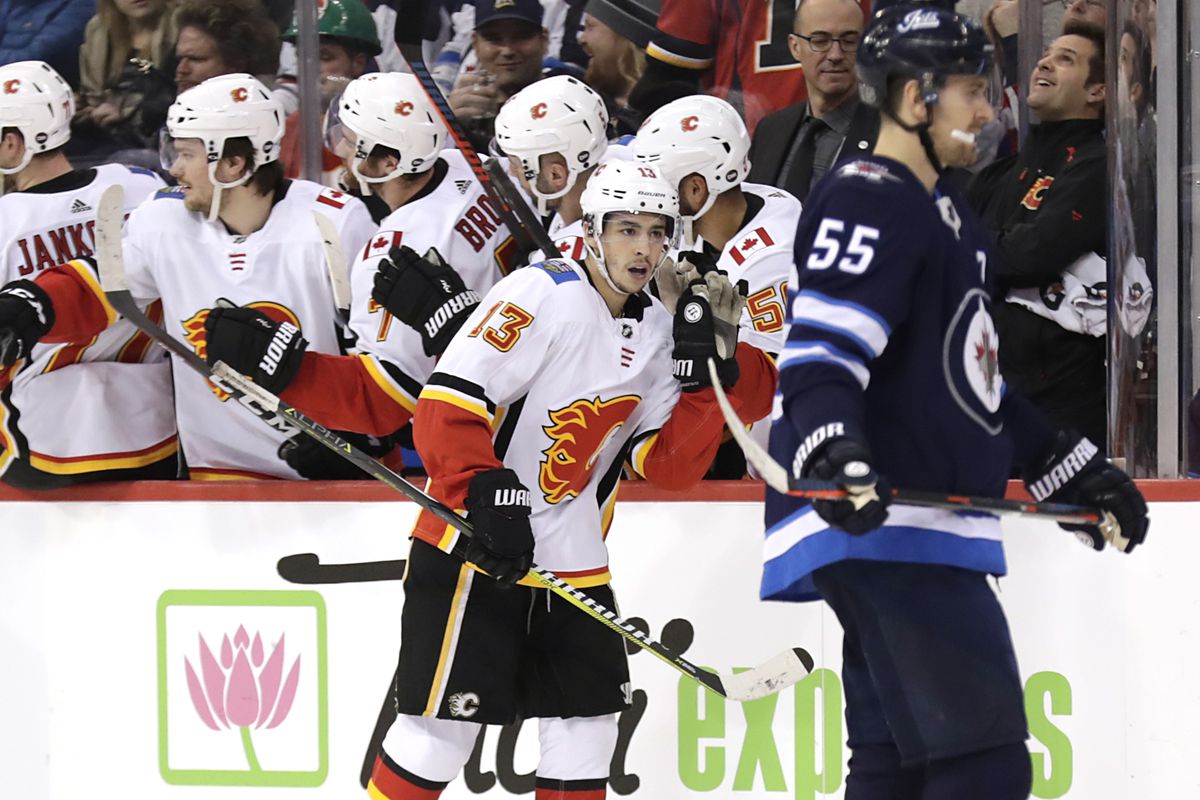 NHL: Calgary Flames at Winnipeg Jets