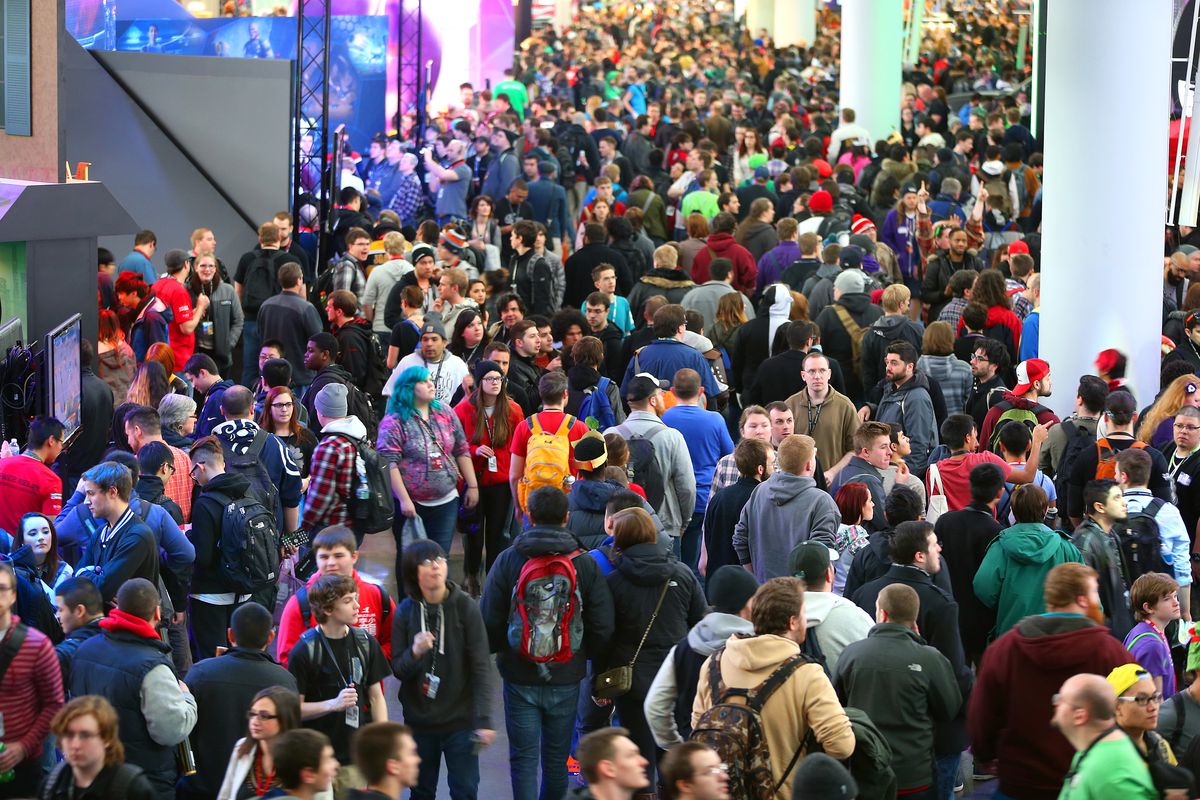 A photo of the crowd attending PAX East 2015
