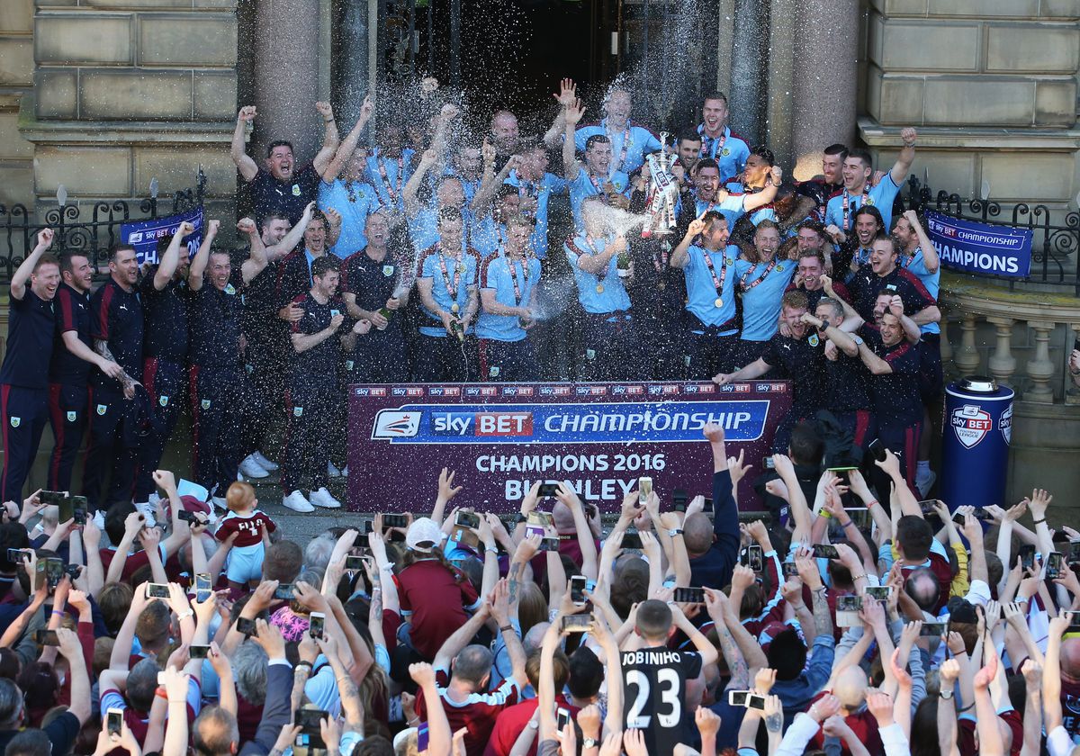 Burnley Sky Bet Champions Winners Bus Parade