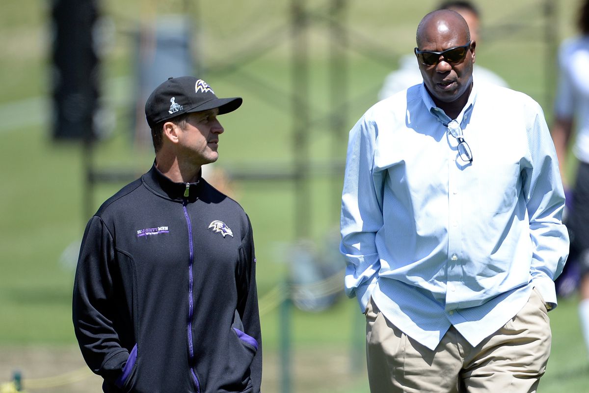 Ozzie Newsome and John Harbaugh say they've identified a receiver for the 2014 team. 