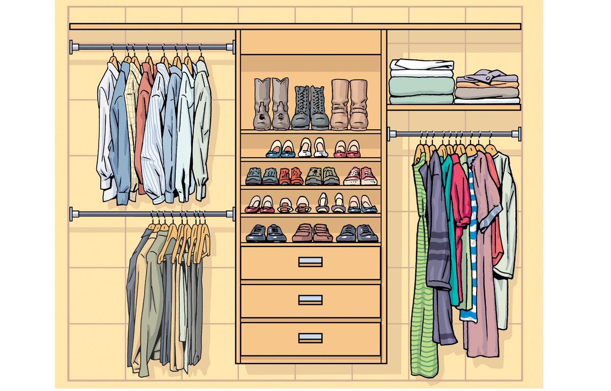 dimension estimates to redo your bedroom closet