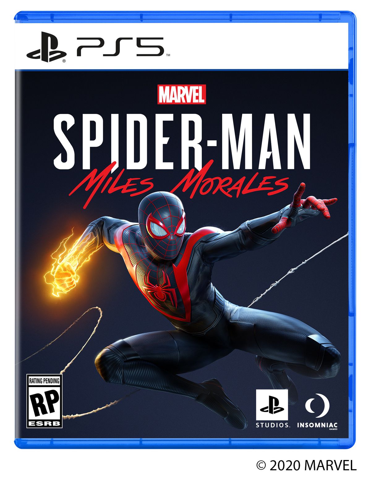 Playstation 5 First Ps5 Game Box Art For Spider Man Miles Morales