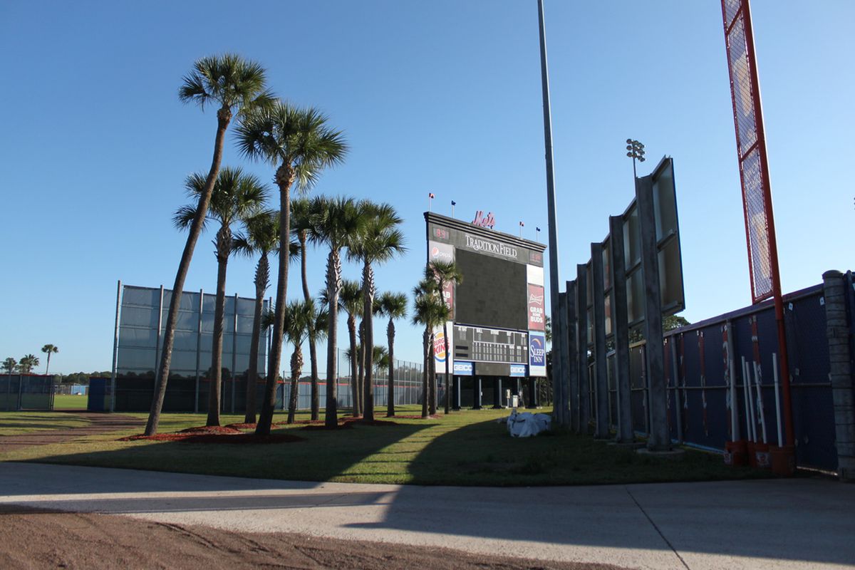 Tradition Field - behind the fence