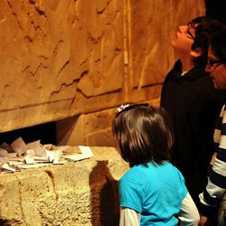 Patrons view the Dead Sea Scrolls exhibit, which will be exhibited at the Leonardo in Salt Lake City this fall.