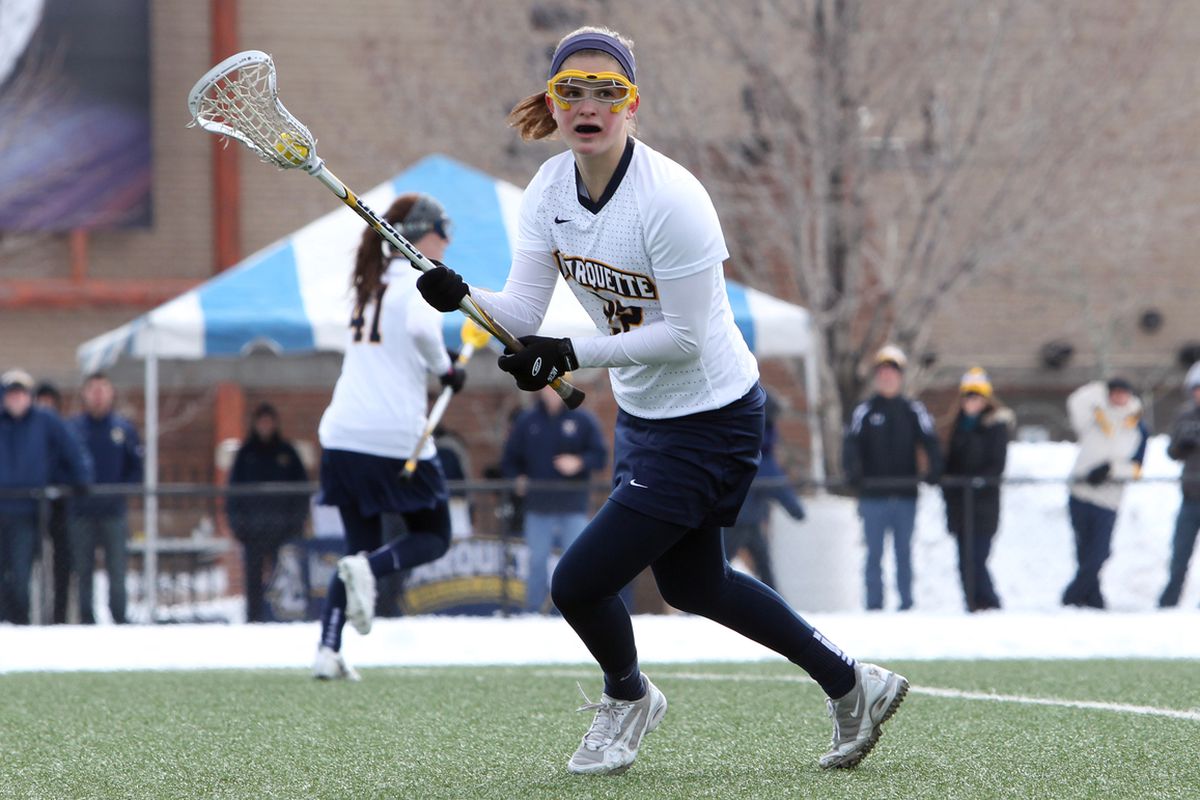 Midfielder Hayley Baas might be Marquette's most valuable player, thanks to her play on both ends.