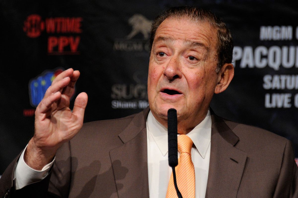 Bob Arum weighed in today on Juan Manuel Marquez's controversial conditioning coach. (Photo by Ethan Miller/Getty Images)