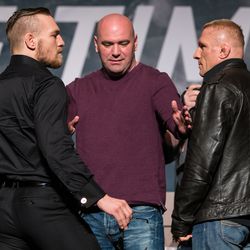 UFC 'The Time Is Now' faceoff photos