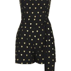 EMBROIDERED HEART PLAYSUIT, $150