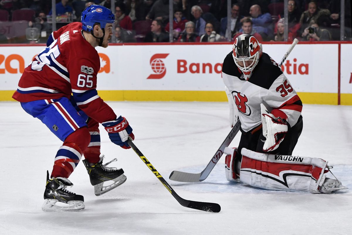 NHL: New Jersey Devils at Montreal Canadiens