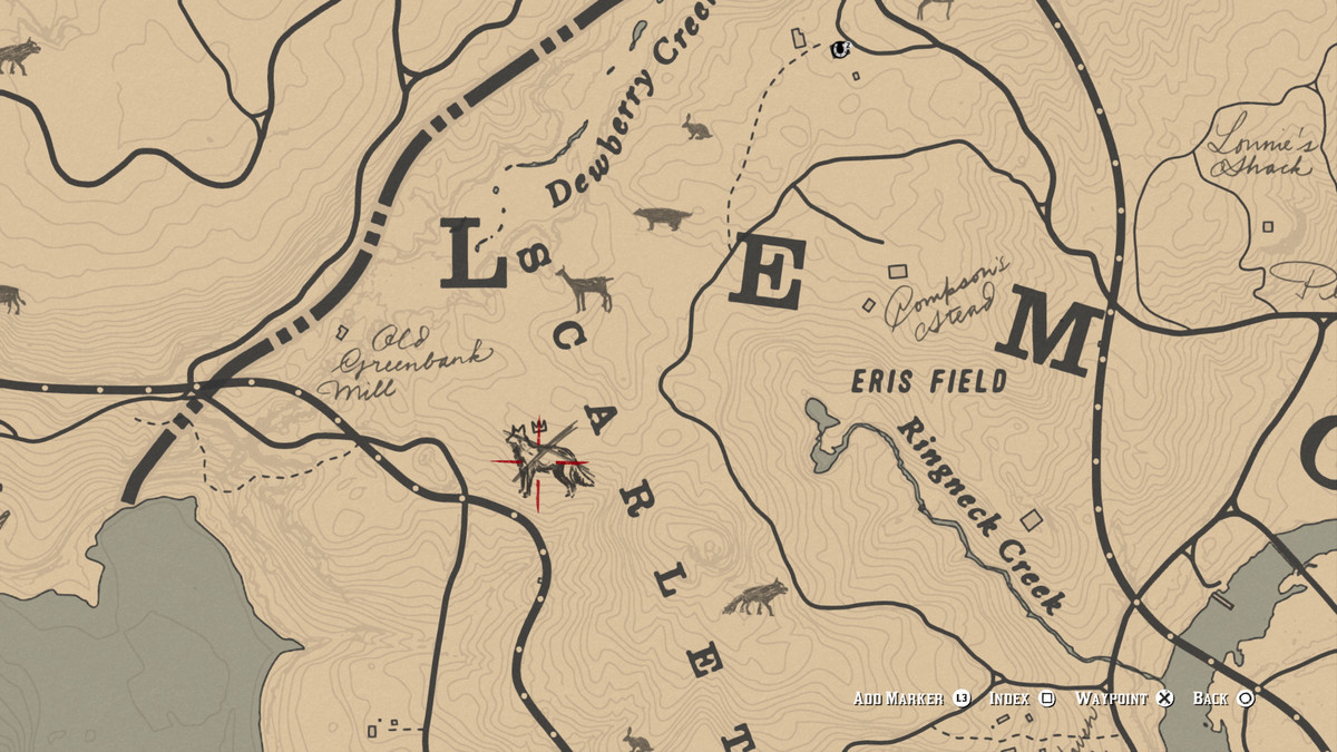 Red Dead Redemption 2 Legendary Coyote location