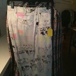 Women's sheep pants, $80