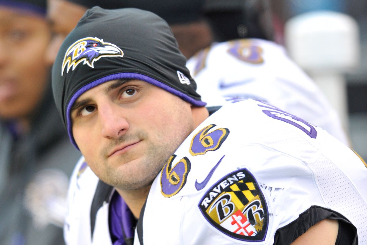 Center Gino Gradkowski doesn't appear to have the starting center job at this time. 