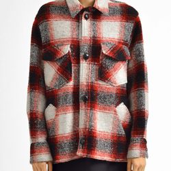 Isabel Marant Etoile ‘Gaston’ wool check shirt jacket, <a href="http://www.shopbird.com/product.php?productid=29561&cat=768&manufacturerid=&page=1">$279</a> (was $465)