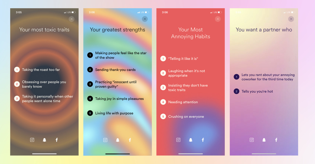 Dimensional is the nontoxic social media app that tells you your toxic traits