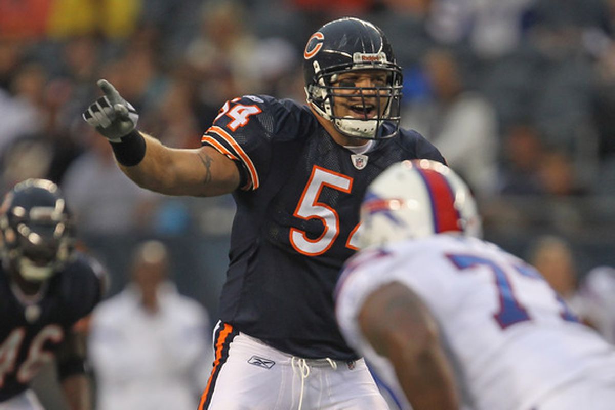 Brian Urlacher is in talks with two NFL teams. 