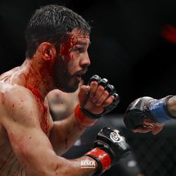 Julio Arce and Sheymon Moraes battle at UFC 230.