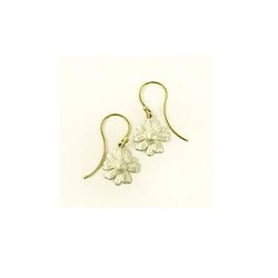 Daisy Earrings in Sterling Silver and 14K Gold, $157 at <a href="http://www.carlacarusojewelry.com/new_daisy_earrings">Carla Caruso</a>