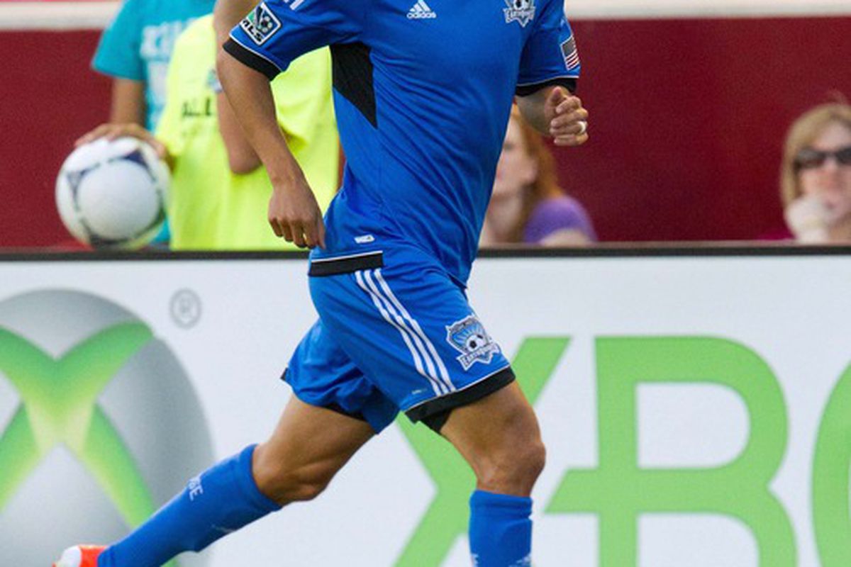 Shea Salinas looks set to make his first start for the San Jose Earthquakes since injuring his shoulder against the New York Red Bulls back on April 14.