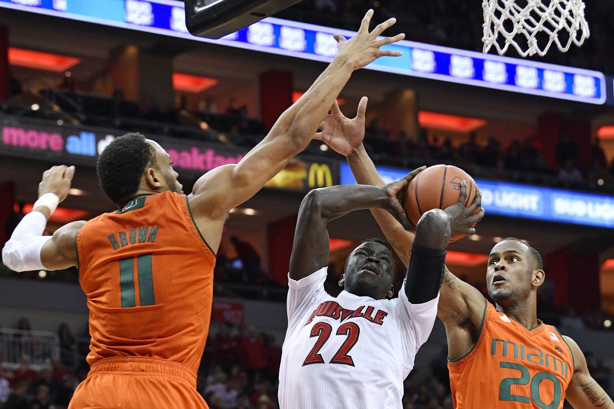 NCAA Basketball: Miami at Louisville
