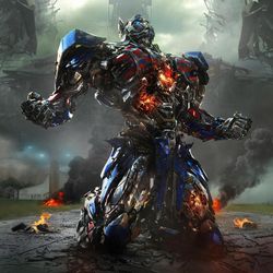 Optimus Prime is shown here in a scene from, "Transformers: Age of Extinction." "Transformers: The Last Knight" will be released June 23, 2017.