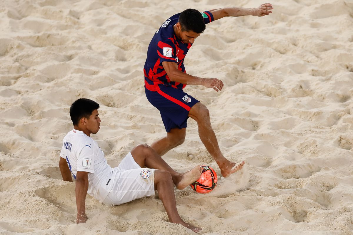 USA V Paraguay: Group A - 2021 FIFA Beach Soccer World Cup Russia