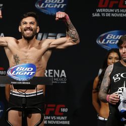 UFC 180 weigh-in photos