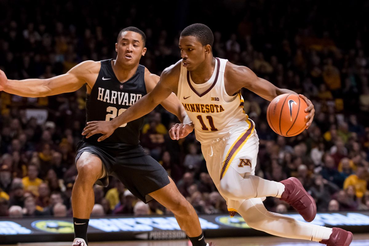 NCAA Basketball: Harvard at Minnesota