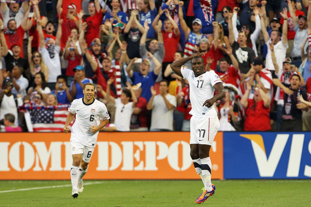 Jozy Altidore was the best finisher today at RFK Stadium in preparation for the Gold Cup quarterfinals