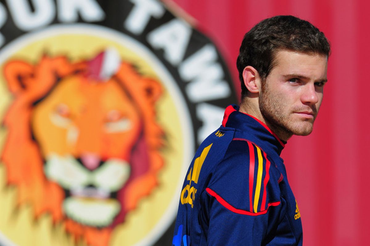 Juan Mata: Exciting, Next To Picture Of Tiger.