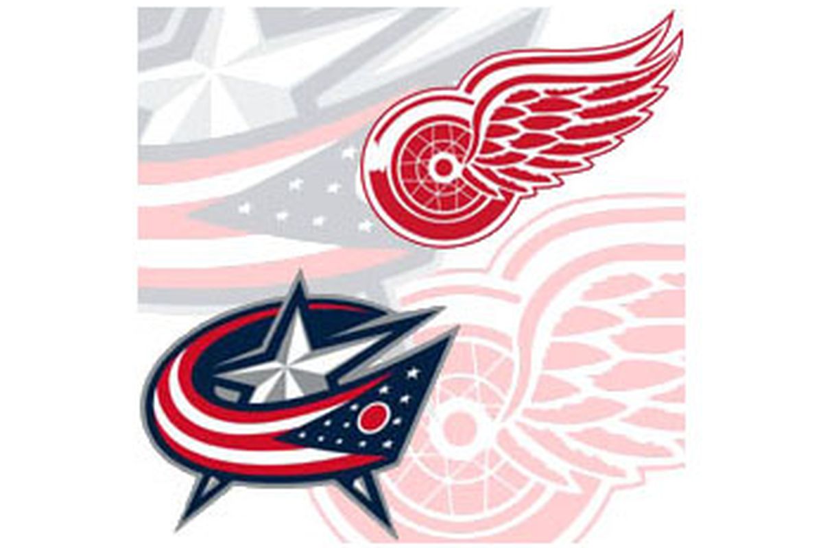 Blue Jackets at Red Wings - Friday, October 21, 2011 - 7:30 PM EDT - Joe Louis Arena, Detroit, MI