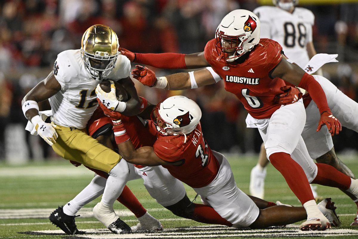 NCAA Football: Notre Dame at Louisville