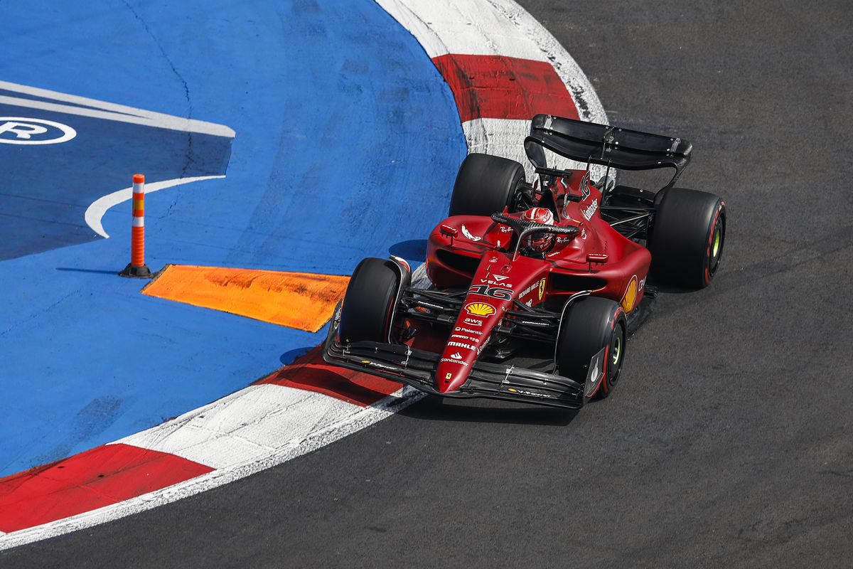 16 Charles Leclerc, Scuderia Ferrari, F1-75, action during the F1 Grand Prix of Mexico at Circuito Hermanos Rodriguez from October 27th to 30rd, 2022 in Ciudad de Mexico, Mexico.