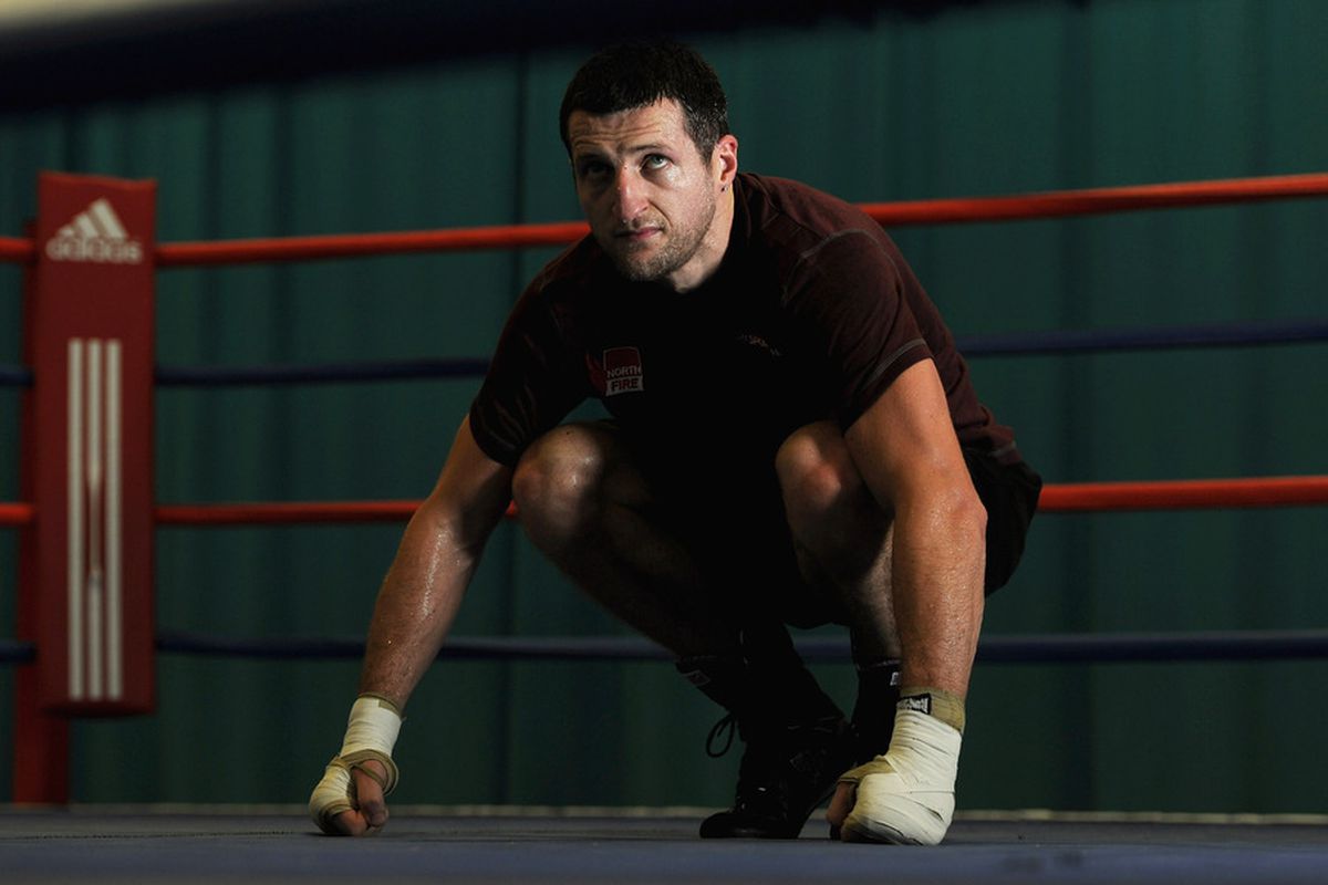 Carl Froch has his fight with Lucian Bute on May 26. (Photo by Gareth Copley/Getty Images)