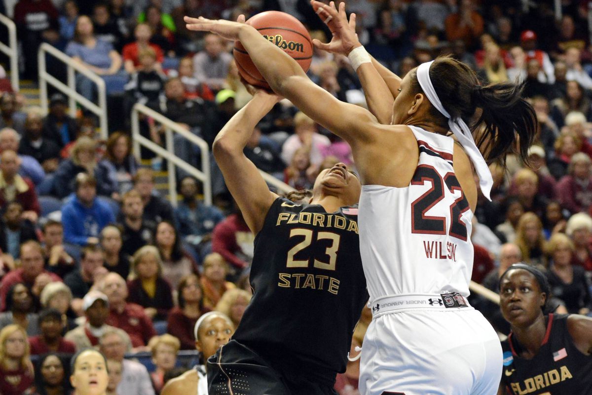 NCAA Womens Basketball: NCAA Tournament-Greensboro Regional: South Carolina v Florida State