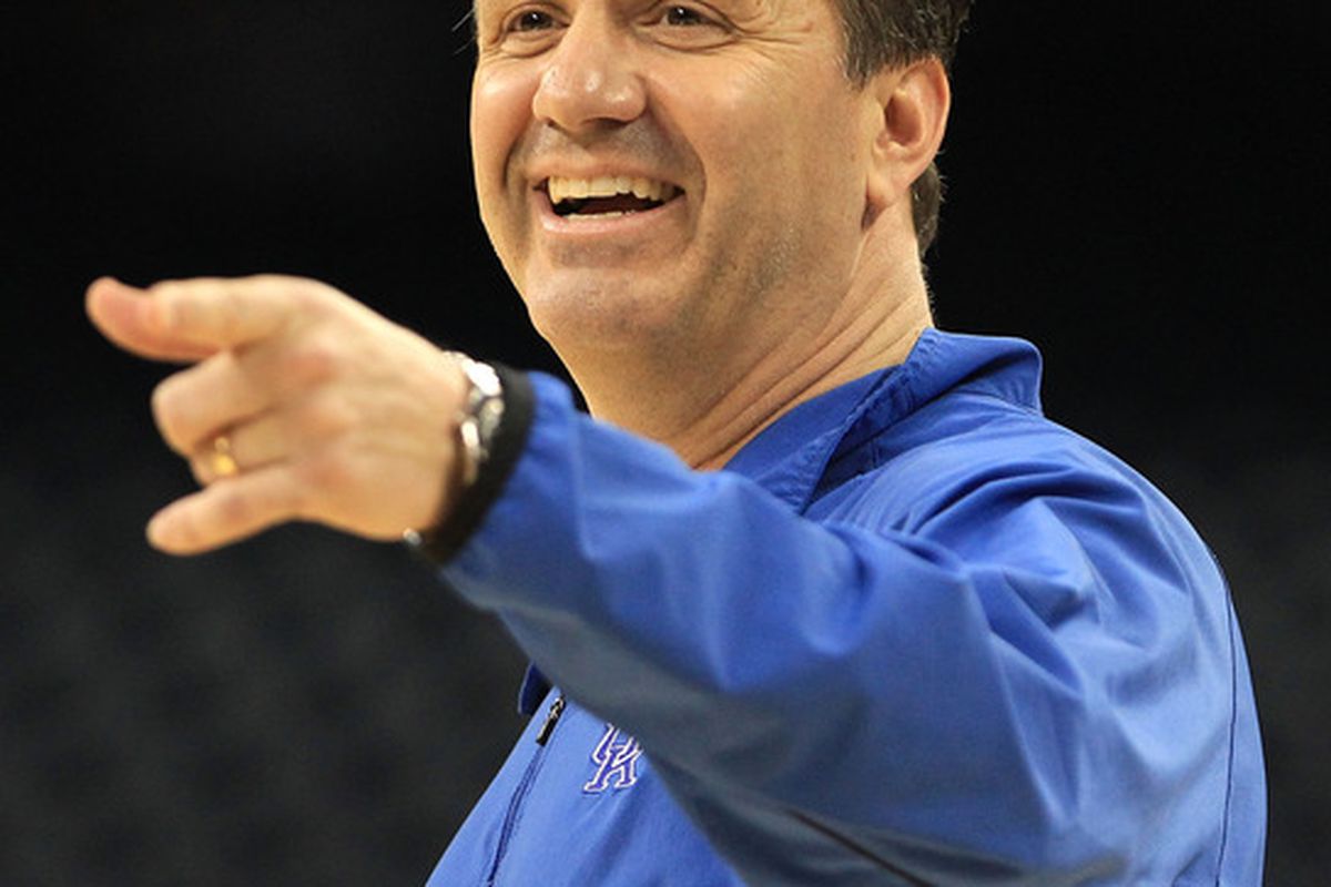 I much prefer this picture of Coach Cal to the one Rob Dauster of NBC Sports used in his article today.