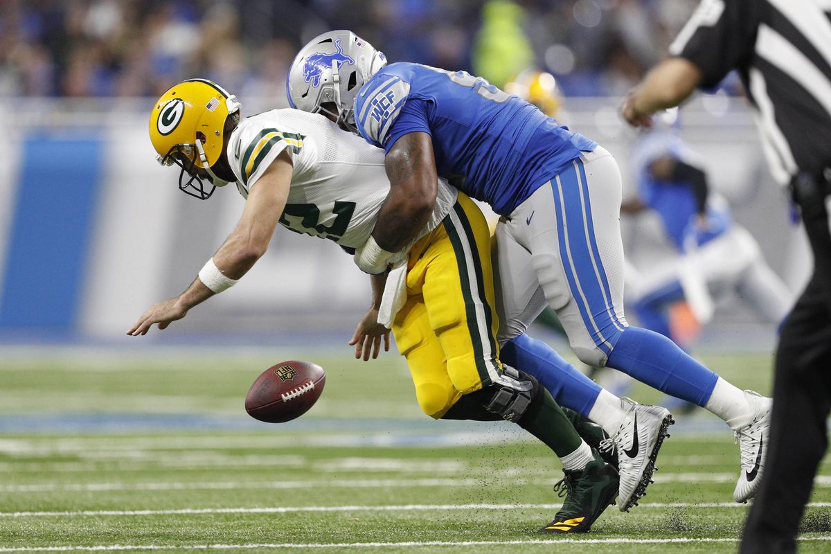 NFL: Green Bay Packers at Detroit Lions. 