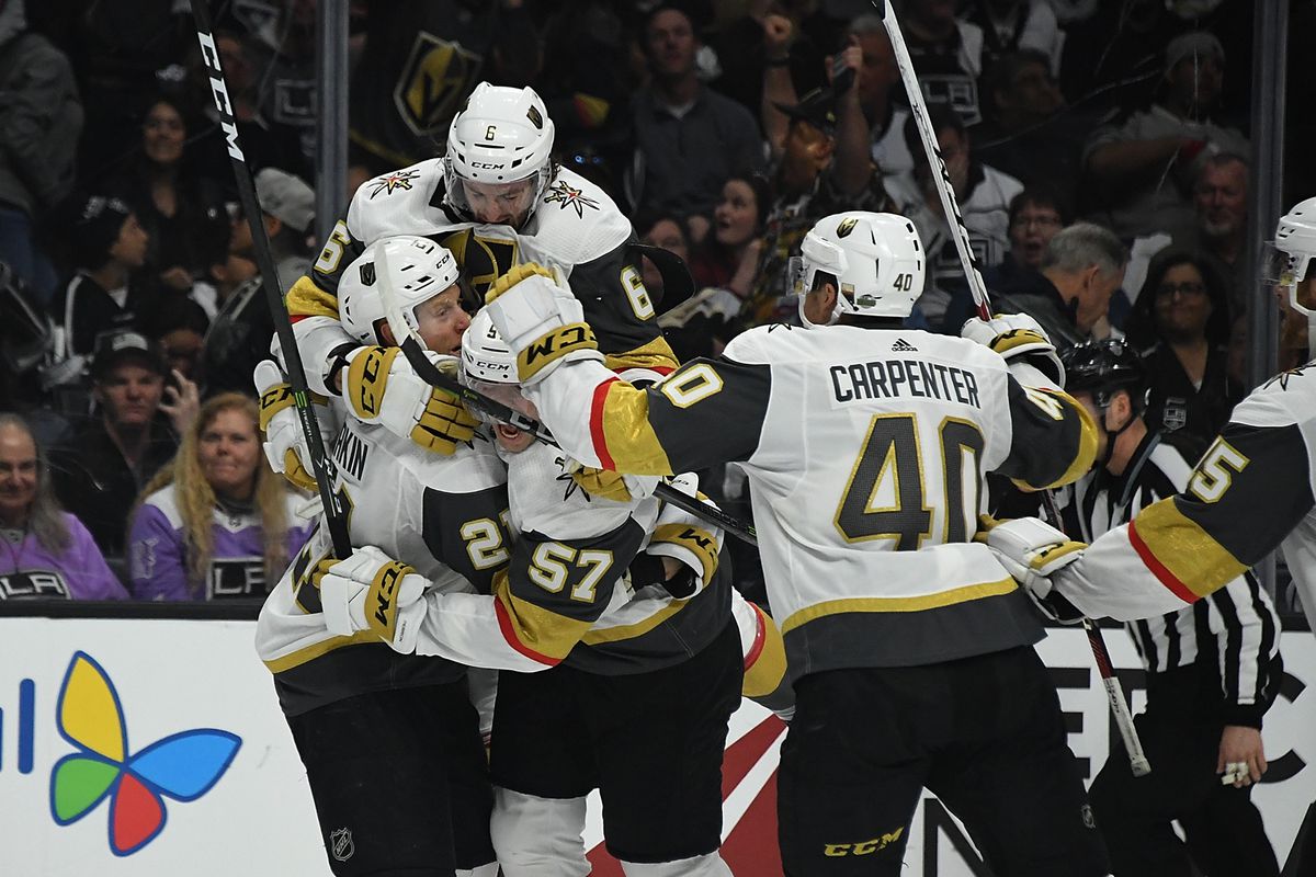 NHL: Stanley Cup Playoffs-Vegas Golden Knights at Los Angeles Kings