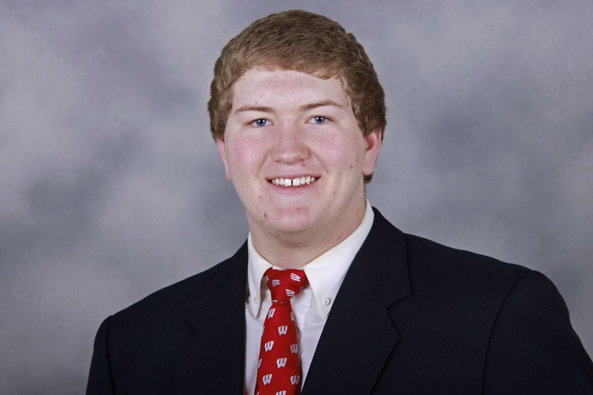 Freshman offensive lineman Michael Deiter is hoping to earn some early playing time for the Badgers.
